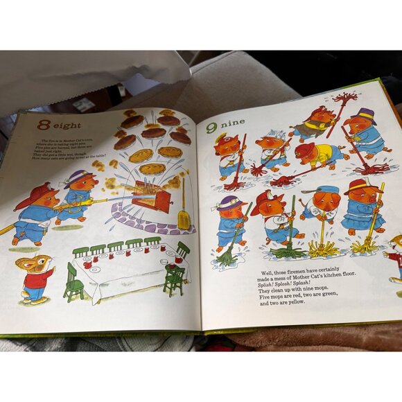 Vtg Richard Scarry’s Best Counting Book Ever Oversized 1975 Book Club Edition HC - Picture 10 of 14